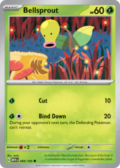 Bellsprout 069/165 Common card from 151