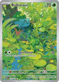 Bulbasaur 166/165 Illustration Rare card from 151