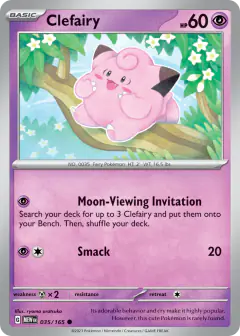 Clefairy 035/165 Common card from 151