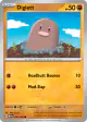 Diglett 050/165 Common card from 151