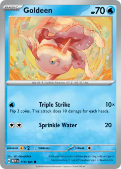 Goldeen 118/165 Common card from 151