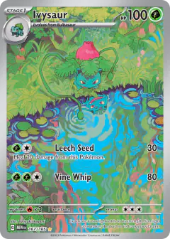 Ivysaur 167/165 Illustration Rare card from 151