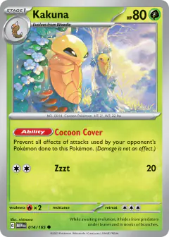 Kakuna 014/165 Common card from 151