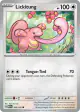 Lickitung 108/165 Common card from 151
