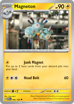 Magneton 082/165 Uncommon card from 151