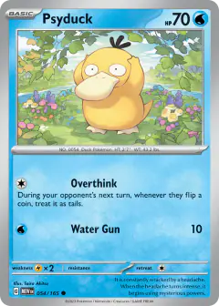 Psyduck 054/165 Common card from 151