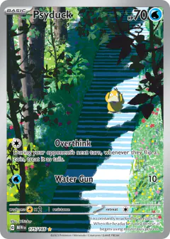 Psyduck 175/165 Illustration Rare card from 151