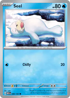 Seel 086/165 Common card from 151