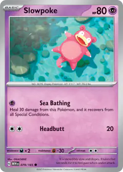 Slowpoke 079/165 Common card from 151