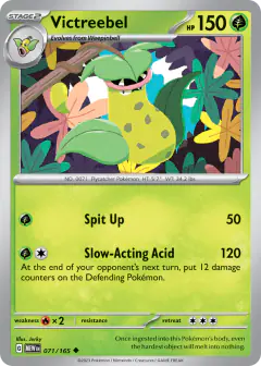 Victreebel 071/165 Uncommon card from 151