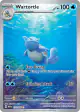 Wartortle 171/165 Illustration Rare card from 151