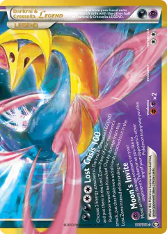 Darkrai & Cresselia LEGEND 100/102 LEGEND card from 30th Celebration