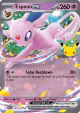 Espeon ex 070/128 Double Rare card from 30th Celebration