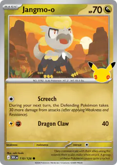 Jangmo-o 110/128 Common card from 30th Celebration