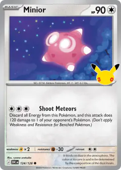 Minior 124/128 Common card from 30th Celebration