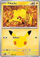 Pikachu 035/128 Pikachu Rare card from 30th Celebration