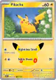 Pikachu 045/128 Pikachu Rare card from 30th Celebration