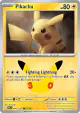 Pikachu 049/128 Pikachu Rare card from 30th Celebration