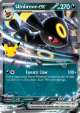 Umbreon ex 092/128 Double Rare card from 30th Celebration