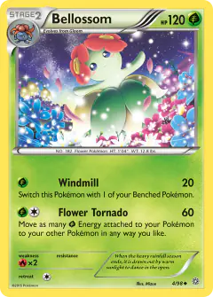Bellossom 4/98 Uncommon card from Ancient Origins