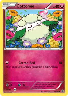 Cottonee 55/98 Common card from Ancient Origins