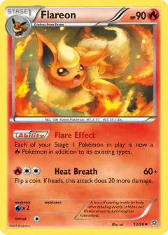 Flareon 13/98 Uncommon card from Ancient Origins