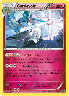 Gardevoir 54/98 Rare Holo card from Ancient Origins