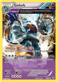 Golurk 35/98 Rare card from Ancient Origins