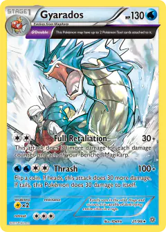 Gyarados 21/98 Rare Holo card from Ancient Origins