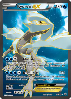 Kyurem-EX 86/98 Rare Ultra card from Ancient Origins