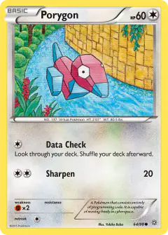 Porygon 64/98 Common card from Ancient Origins