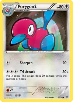 Porygon2 65/98 Uncommon card from Ancient Origins