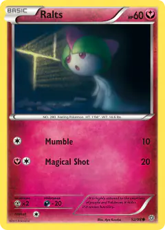 Ralts 52/98 Common card from Ancient Origins