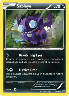 Sableye 44/98 Uncommon card from Ancient Origins