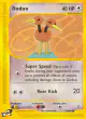 Doduo 73/147 Common card from Aquapolis