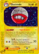 Electrode H7/H32 Rare Holo card from Aquapolis