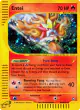 Entei H8/H32 Rare Holo card from Aquapolis