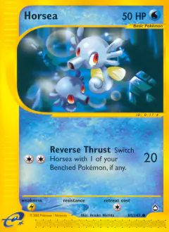Horsea 85/147 Common card from Aquapolis
