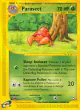 Parasect 27/147 Rare card from Aquapolis