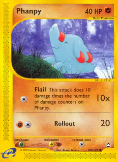 Phanpy 100/147 Common card from Aquapolis