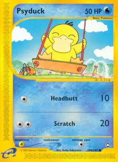 Psyduck 104/147 Common card from Aquapolis