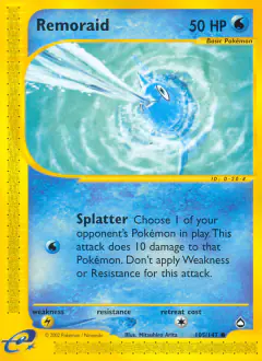 Remoraid 105/147 Common card from Aquapolis