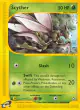 Scyther 106/147 Common card from Aquapolis
