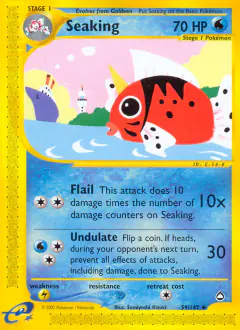 Seaking 59/147 Uncommon card from Aquapolis