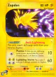 Zapdos 44/147 Rare card from Aquapolis