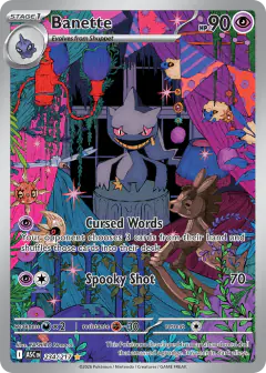 Banette 234/217 Illustration Rare card from Ascended Heroes