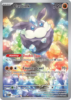 Carbink 242/217 Illustration Rare card from Ascended Heroes