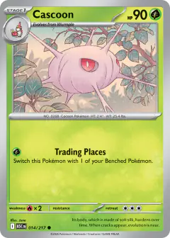 Cascoon 14/217 Common card from Ascended Heroes