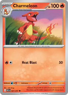Charmeleon 21/217 Uncommon card from Ascended Heroes