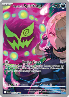Cynthia's Spiritomb 244/217 Illustration Rare card from Ascended Heroes